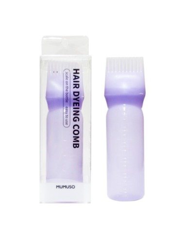 Flacon  Peigne Applicateur de Teinture (Violet Clair)