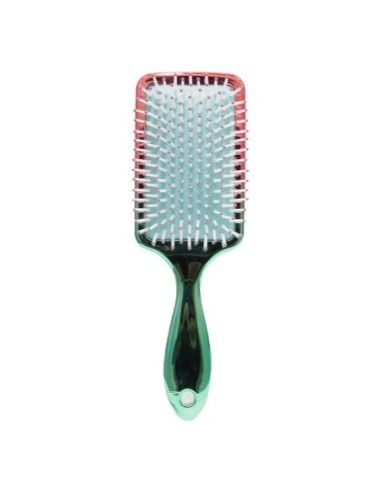 Brosse à Cheveux Rectangulaire Électroplaquée - Couleur Dégradée