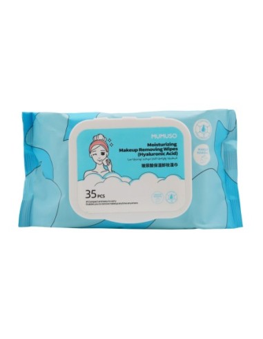 Lingettes Démaquillantes Hydratantes (Acide Hyaluronique/35 Unités)