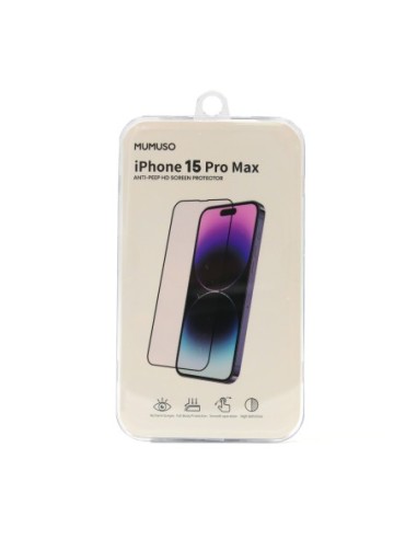 Protège-Écran Anti-Espion Hd pour Iphone 15 Pro Max.