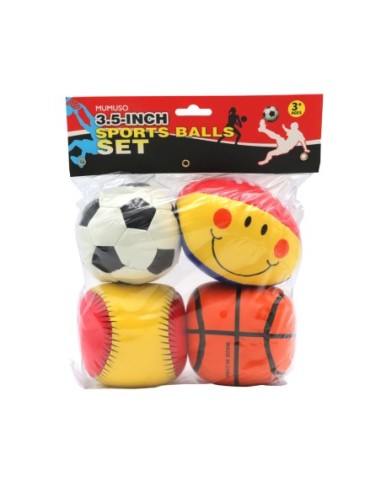 Set de Balles de Sport de 3-5 Pouces (8-9Cm)