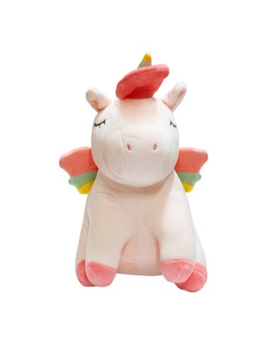 Peluche-Licorne/Rose