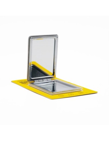 Mini Miroir Pliant (Rectangulaire/Blanc)