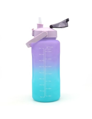 Gourde Portable (Violet et Bleu Dégradé/2000 Ml)