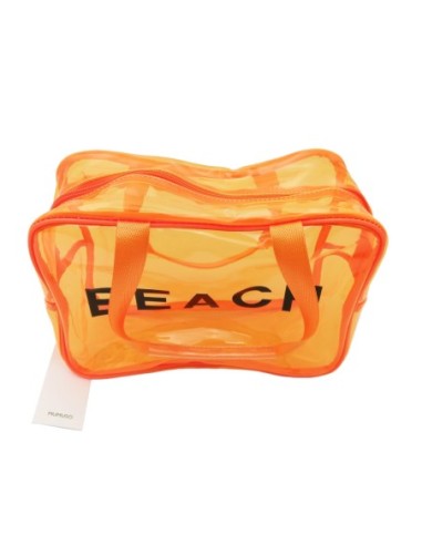 Trousse de Toilette de Voyage de Grande Capacité (Orange/L)