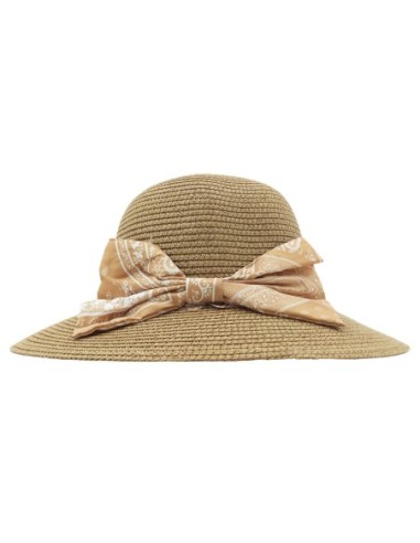 Chapeau de Paille à Carreaux (Beige)