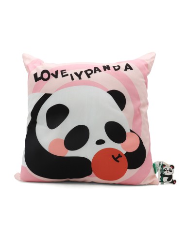 Coussin Détachable Panda Rose