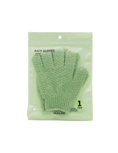 Gants de Bain (1 Paire/Vert)