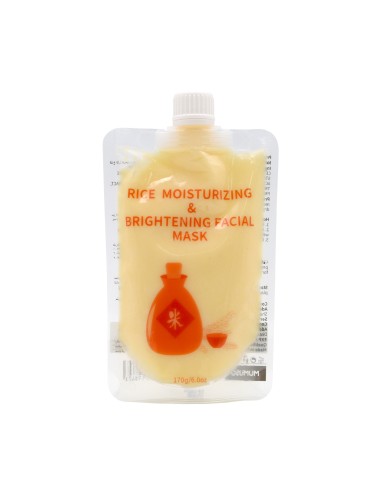 Masque Facial Hydratant et Éclaircissant à Base de Riz